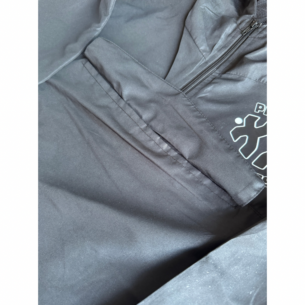 The Lancier Windbreaker Jacket - Luxury Streetwear Jacket UK - Black