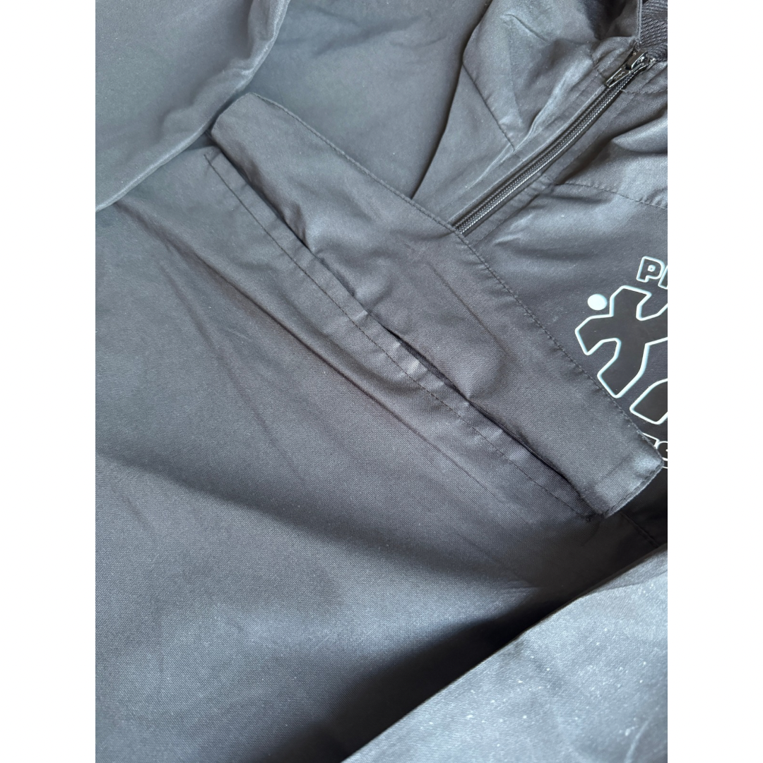 The Lancier Windbreaker Jacket - Luxury Streetwear Jacket UK - Black