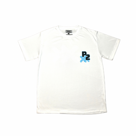 THE MARINE BLUE LOGO T-SHIRT - WHITE