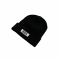 The Label Beanie - Black