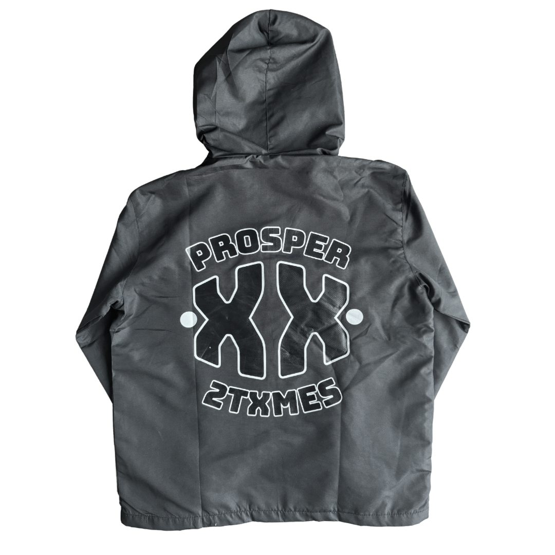 lightweight streetwear windbreaker black